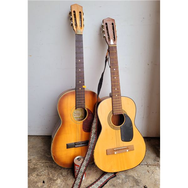 2 Campfire Acoustic Guitars