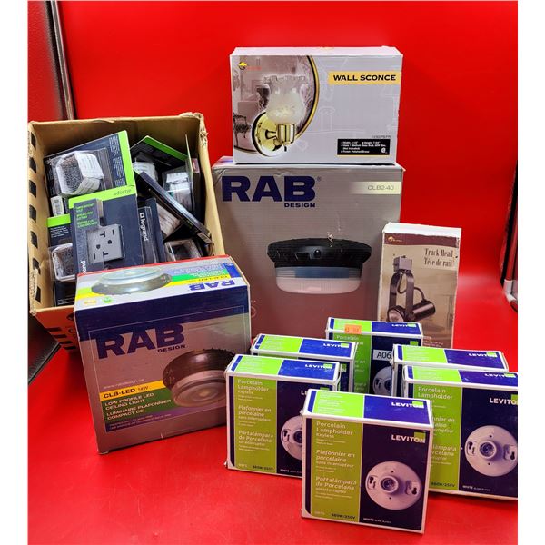 Adorne Outlets, Wall Sconce, LED Ceiling Lights, Track Head Light, & Porcelain Lamp Holders