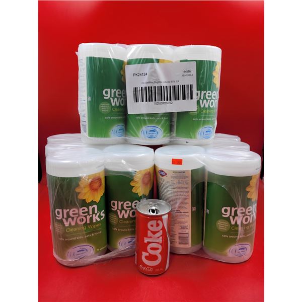 3 x 6 Clorox Green Works Unscented Cleaning Wipes