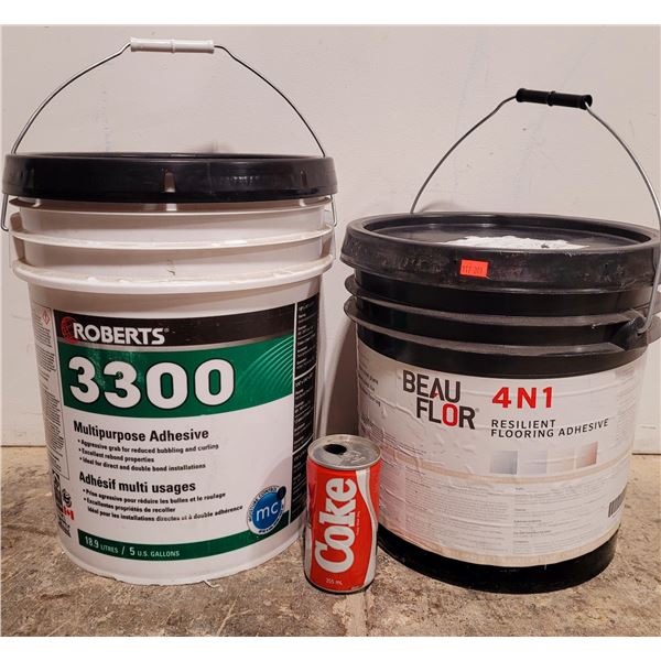 Beau Flor 4N1 Flooring Adhesive & Roberts 3300 Multipurpose Adhesive