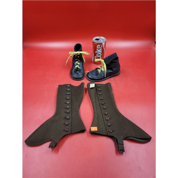 1920s Boot Spats & Children's Shoes