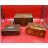 Image 1 : 3 VTG Wooden Storage Boxes