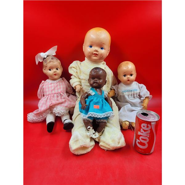 4 Antique Dolls