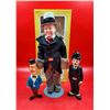 Image 1 : VTG Charlie, Chaplin Churchill & Laurel Dolls