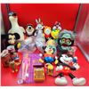 Image 1 : VTG Toy Lot of Mickey Mouse, Looney Tunes, Little Professor Calculator Etc.
