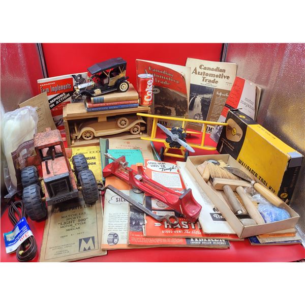 VTG Manuals, Automobilia Books, Tools, Tonka Truck, & Other Vehicles