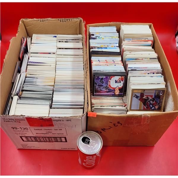 2 Boxes of Assorted Sports Cards (Mostly Hockey)