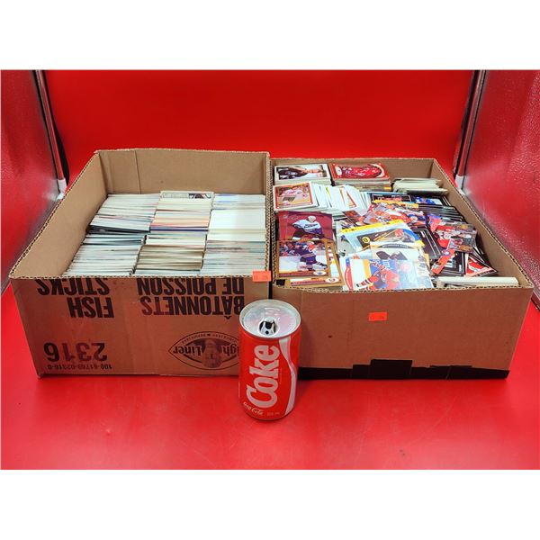 2 Boxes of Assorted Sports Cards (Mostly Hockey)