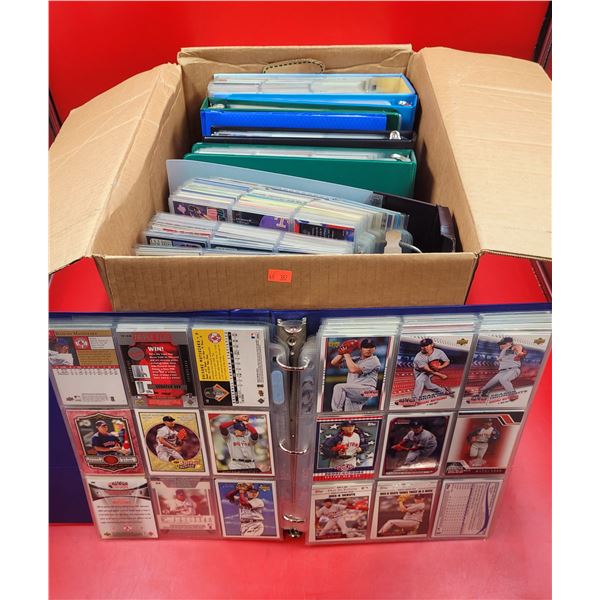 Binders of Assorted Sports Cards (Mostly Baseball)