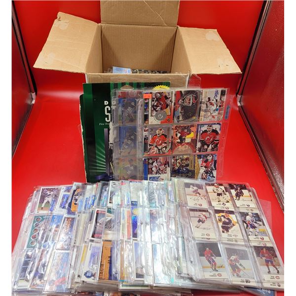Sheets of Assorted Sports Cards