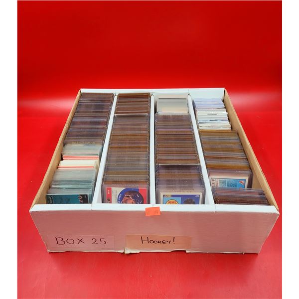 Box of Assorted Hockey Cards