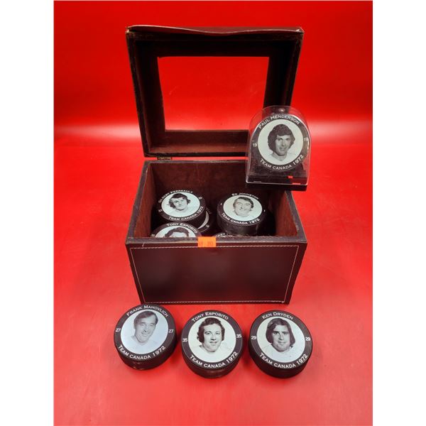Team Canada 1972 Hockey Pucks