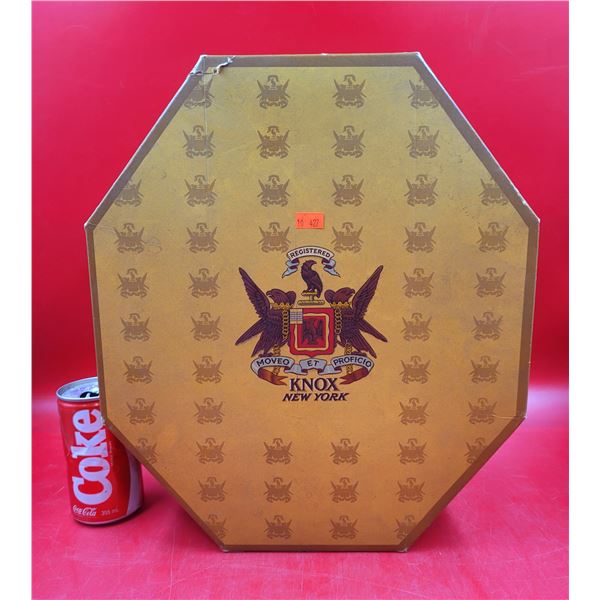 VTG Knox New York Fedora Hat Box