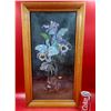 Image 1 : Framed/Signed Vase & Flower Painting By J.S.Walker