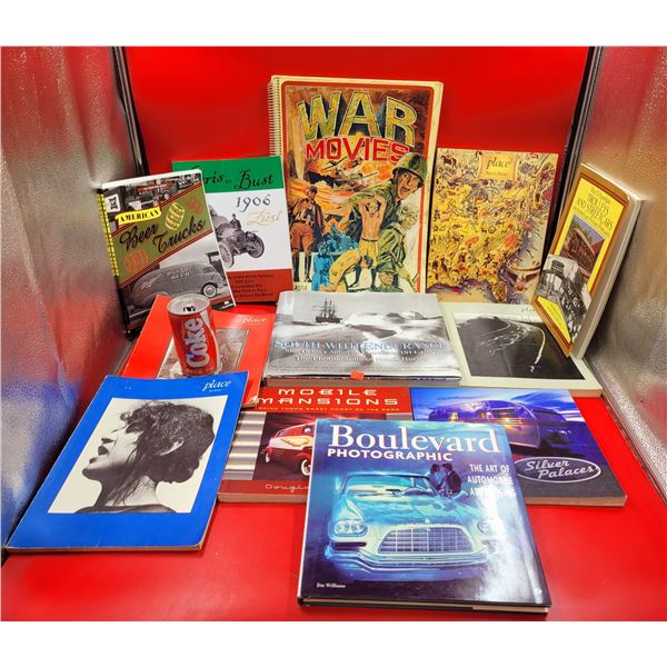 Misc. VTG Books Lot w/ war Movies Book