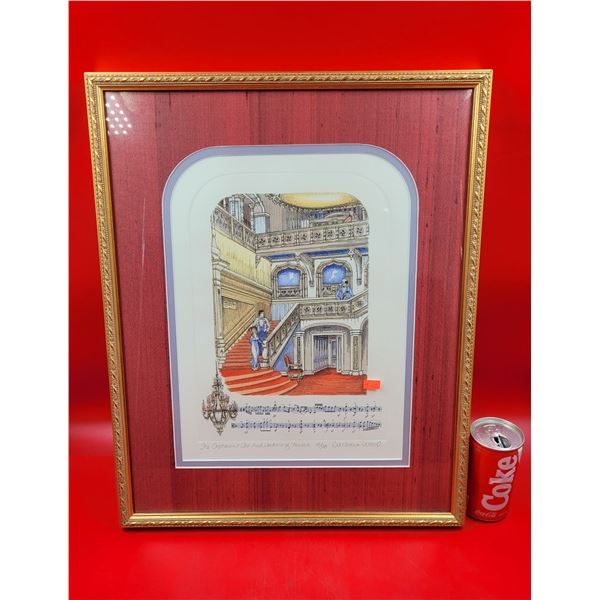 Framed "The Orpheum: The Architecture Of Music" Print