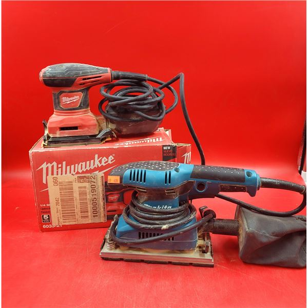 Milwaukee & Makita Electric Sanding Tools