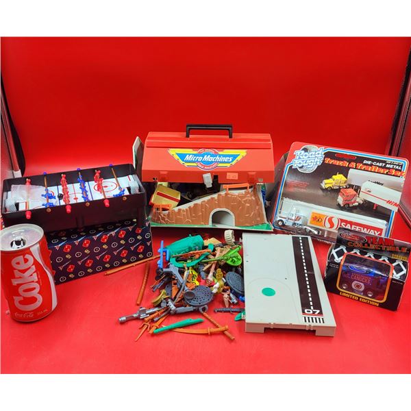 Misc. Vintage Toy Lot w/ Canucks Zamboni Toy