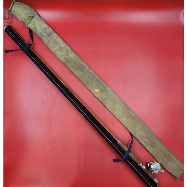 Antique Fishing Rod & Reel Made In India