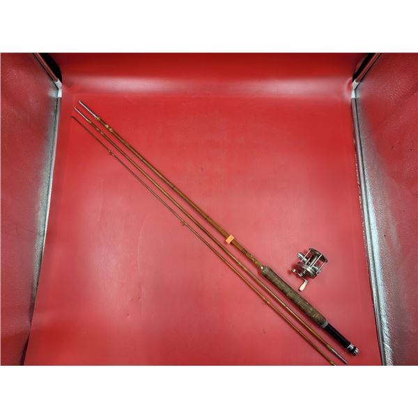 U.S.L Antique Fishing Rod & Reel