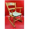 Image 1 : VTG Wooden Baby Rocking Chair