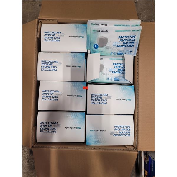 Box Full Of MedSup Protective Face Masks 32 Boxes of 20 Masks