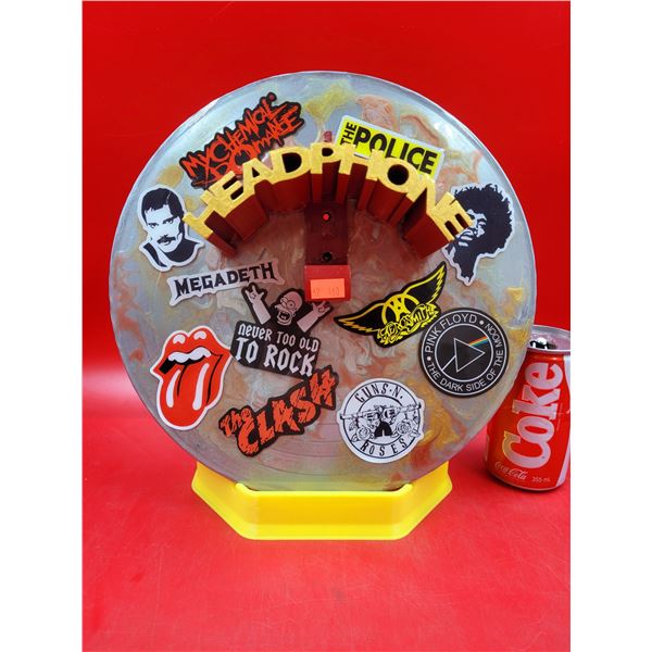 Hand Crafted LP Vinyl Art Record Headphone Stand