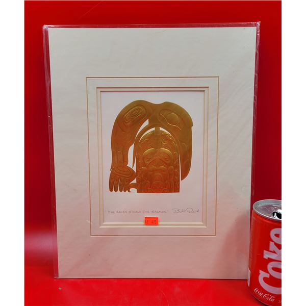 "The Raven Steals The Salmon" Print By Bill Reid