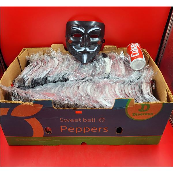 100+ Sealed Packages Of "Anonymous" Masks