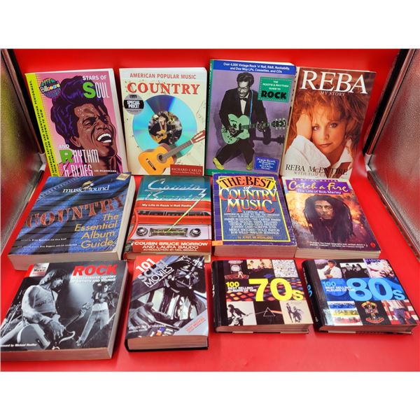 Small Lot Of Assorted Rock Hard Cover Books