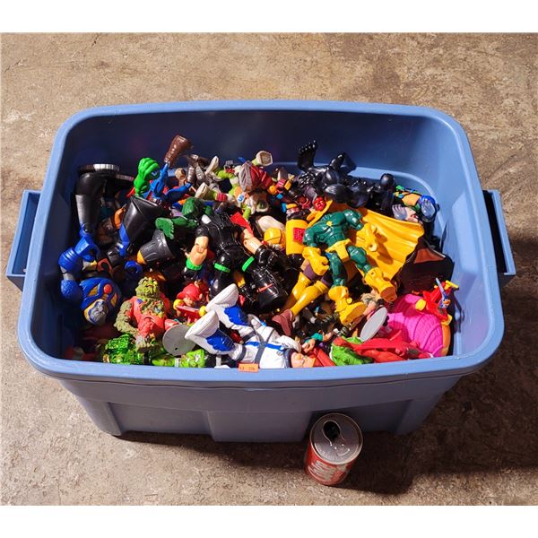 Bin Full Of Action Figures