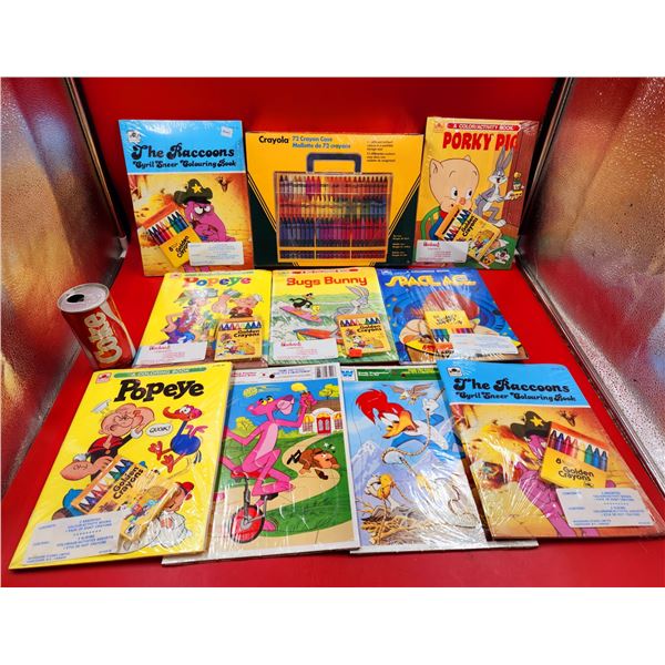 NOS Children's Coloring Books, Crayola's and Puzzles