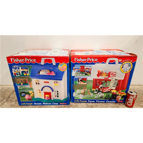 2 VTG Fisher Price Little People Sets
