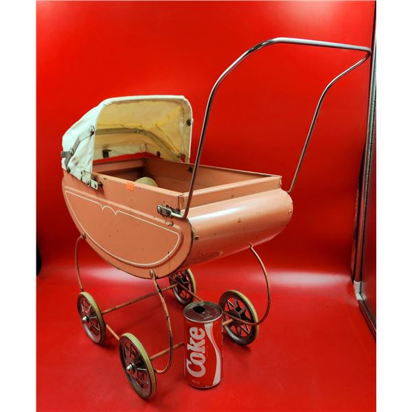 VTG Metal Doll Carriage