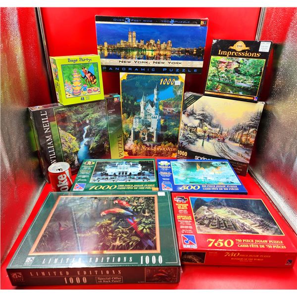 Large Lot Of Misc. Puzzles