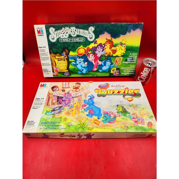 VTG Milton Bradley Snuggle Bumms & Wuzzles Board Game