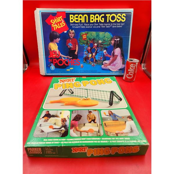 Shirt Tales Bean Bag Toss Game & Nerf Ping Pong