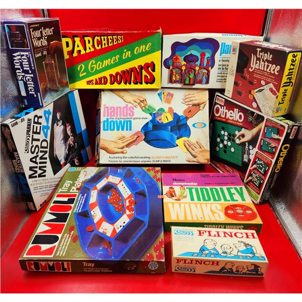 VTG Board Games (Yahtzee, Mastermind, Hands Down, Othello, Etc.)