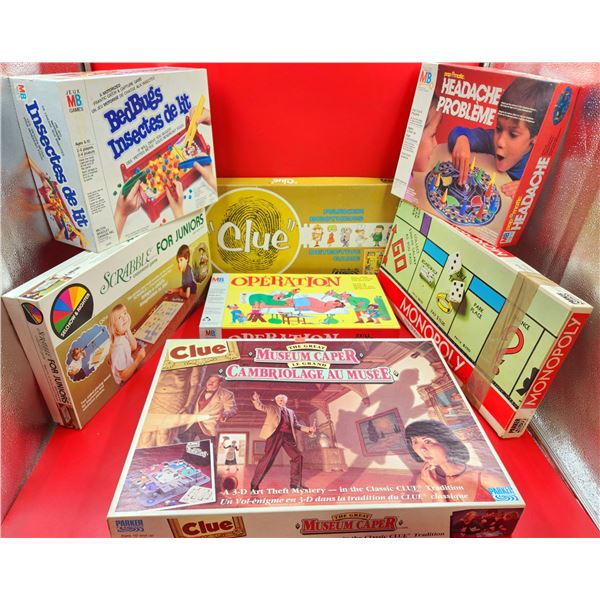 VTG Board Games (Operation, Monopoly, Clue, Scrabble, Etc.)