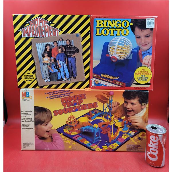 VTG Home Improvement, Bingo Lotto & Mouse Trap Board Games