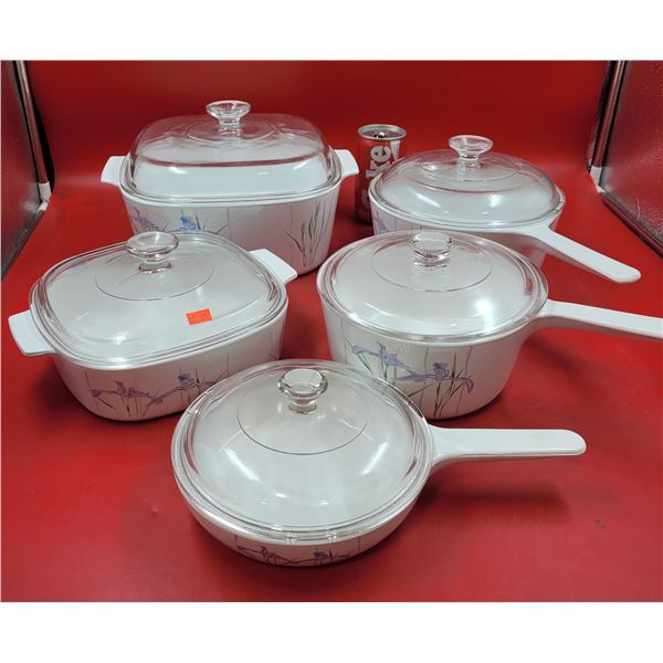 Shadow Iris Corning Ware Lot