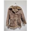 Image 1 : VTG Shearling Suede Coat