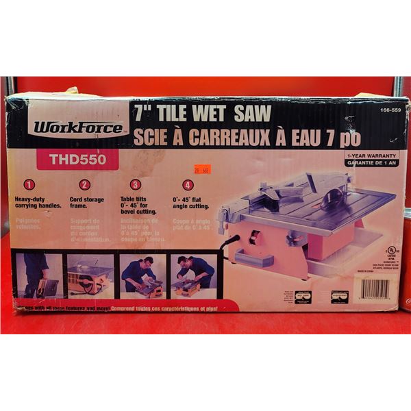 WorkForce 7" Tile Wet Saw