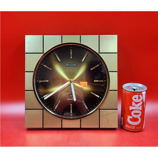VTG Bulova Quartz Clock