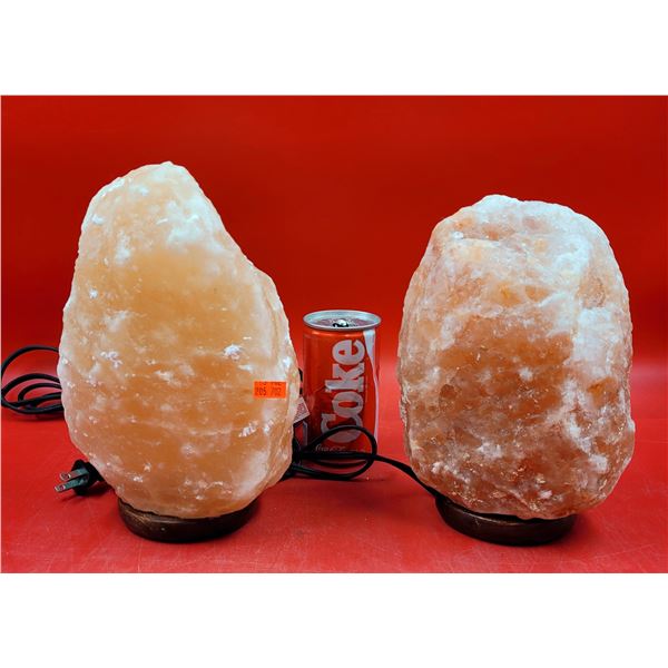 2 Himalayan Salt Lamps