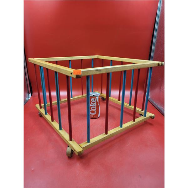 VTG Wooden Playpen