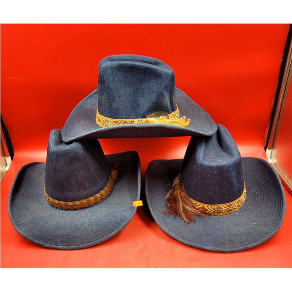 3 Cowboy Hats