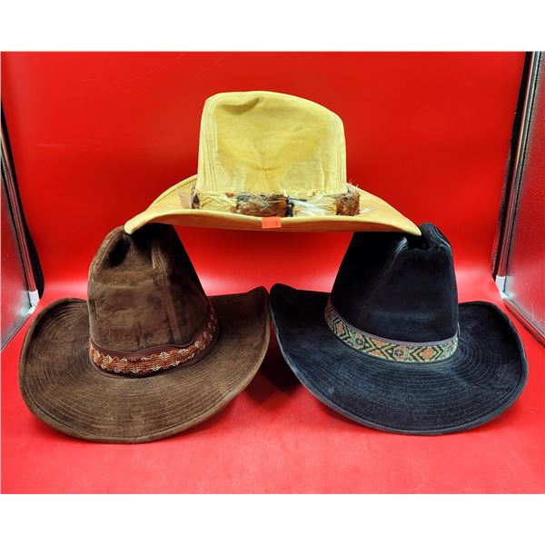 3 Cowboy Hats