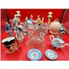 Image 1 : Porcelain Figurines, Glassware, & Toby Mug