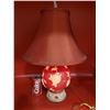 Image 2 : VTG Red Ceramic Table Lamp